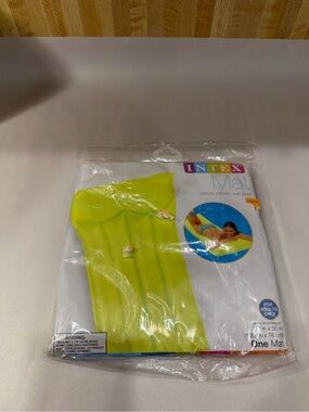 NEW INTEX NEON FROST AIR MAT POOL MAT FLOAT 72 X 30 GREEN 1.83m x 76cm